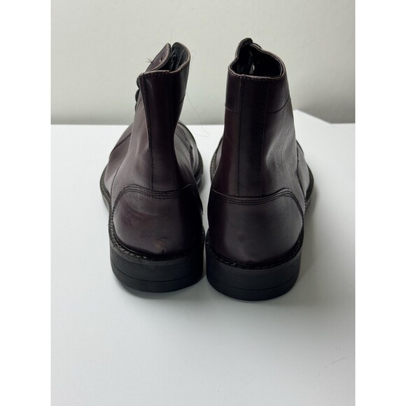 Size 9 - Frank Wright Men’s Leather Lace-Up Boots - Picture 5 of 9